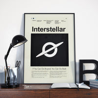 Load image into Gallery viewer, Interstellar Inspired Mid-Century Modern Print | 12&quot;x18&quot; or 18&quot;x24&quot; Print only
