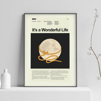 Load image into Gallery viewer, It&#39;s a Wonderful Life Inspired Mid-Century Modern Print | 12&quot;x18&quot; or 18&quot;x24&quot; Print only

