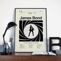 Load image into Gallery viewer, James Bond - Character | 12&quot;x18&quot; or 18&quot;x24&quot; Print only
