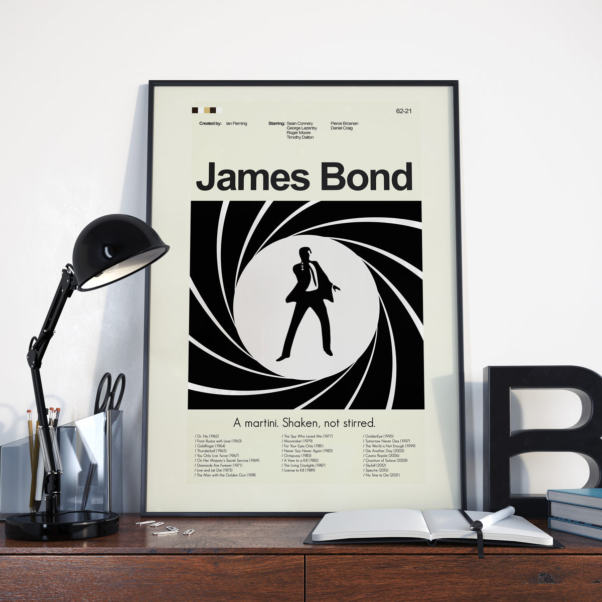 James Bond - Character | 12"x18" or 18"x24" Print only