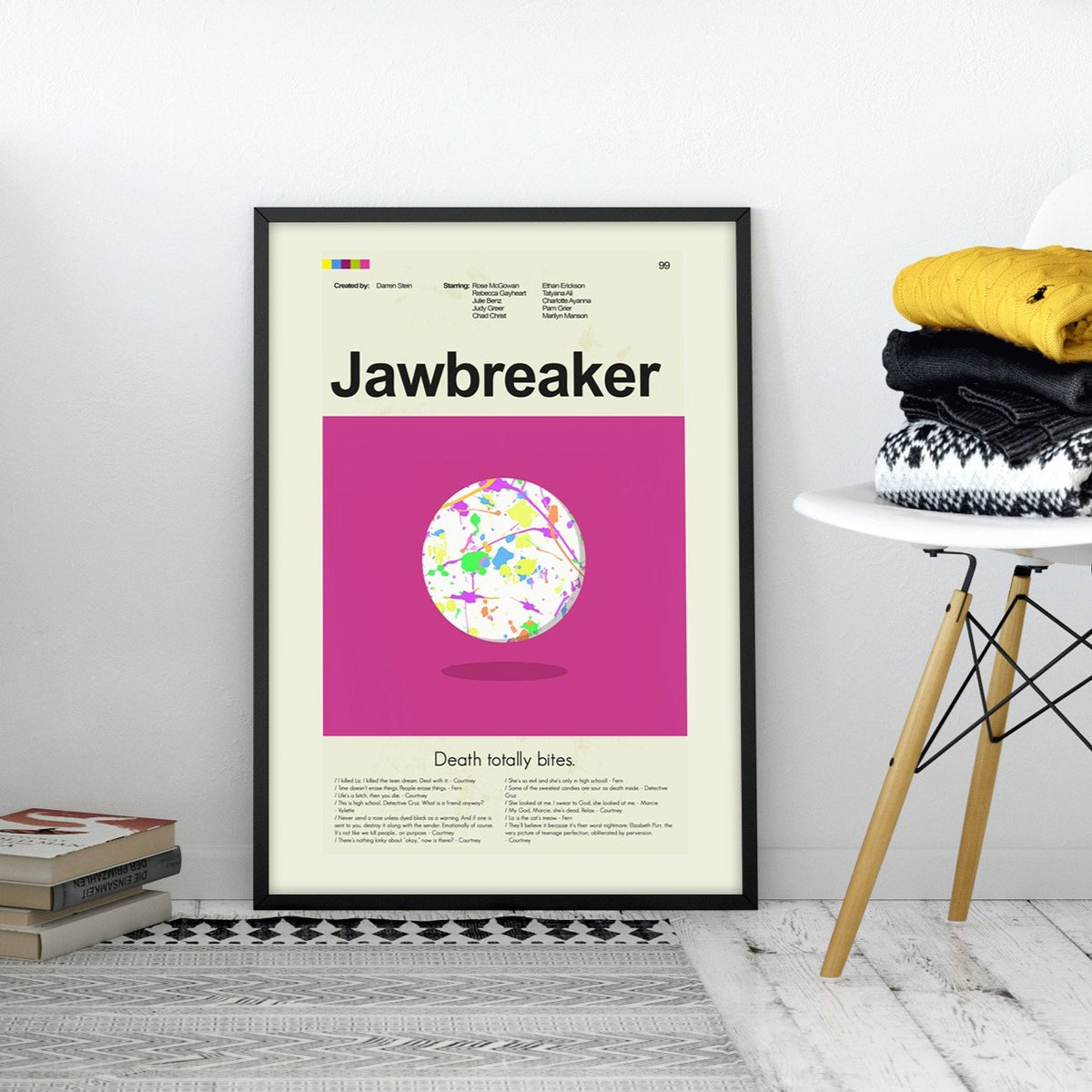 Jawbreaker Inspired Mid-Century Modern Print | 12"x18" or 18"x24" Print only