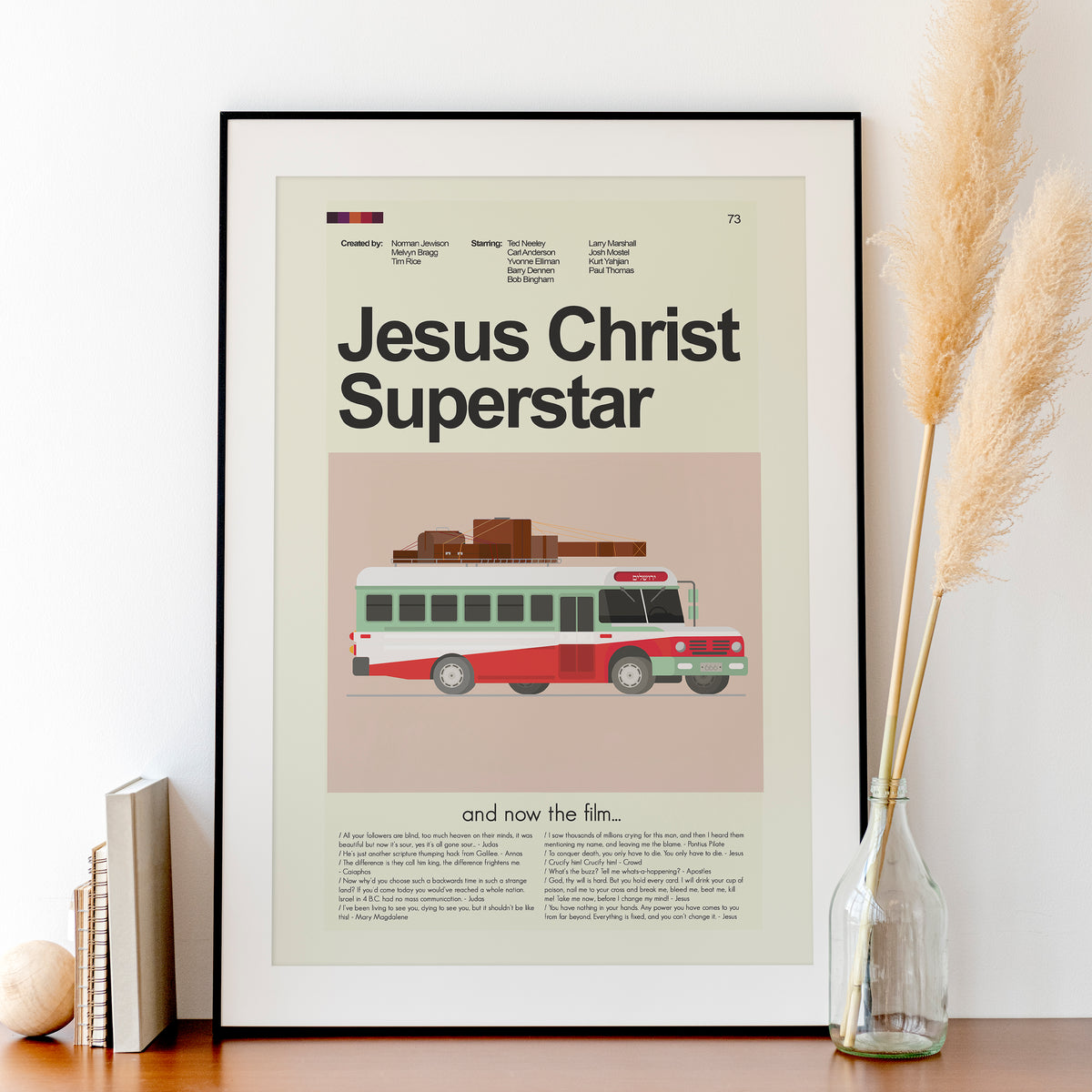 Jesus Christ Superstar - Bus | 12"x18" or 18"x24" Print only
