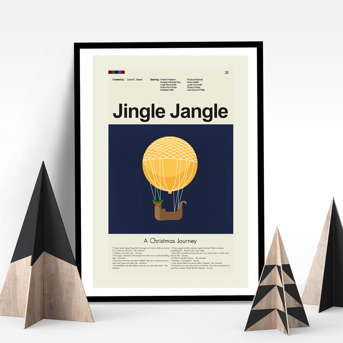 Jingle Jangle - Balloon | 12"x18" or 18"x24" Print only