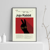 Load image into Gallery viewer, Jojo Rabbit Inspired Mid-Century Modern Print | 12&quot;x18&quot; or 18&quot;x24&quot; Print only
