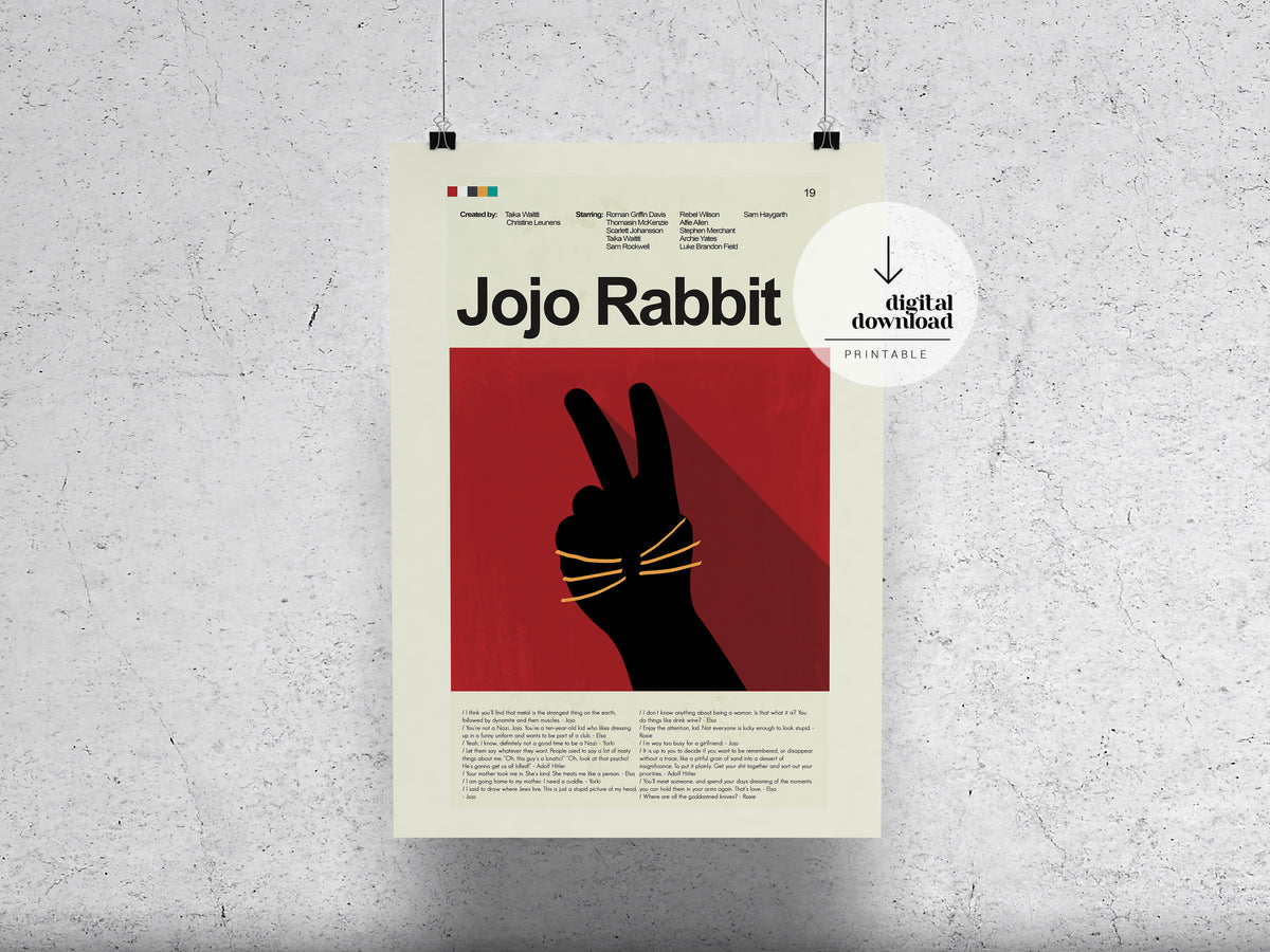 Jojo Rabbit | DIGITAL ARTWORK DOWNLOAD
