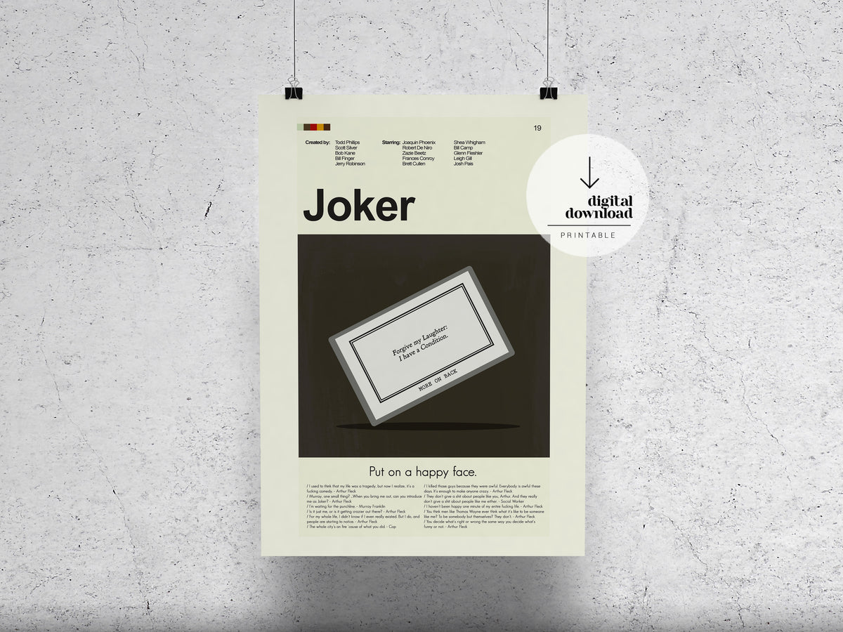 Joker | DIGITAL ARTWORK DOWNLOAD