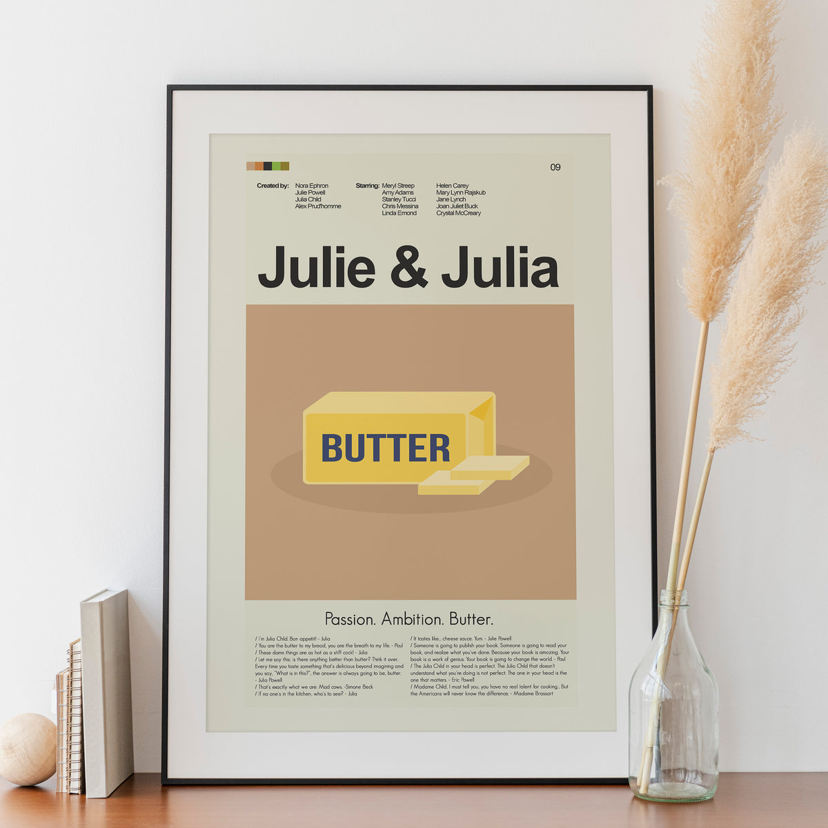 Julie & Julia | 12"x18" or 18"x24" Print only