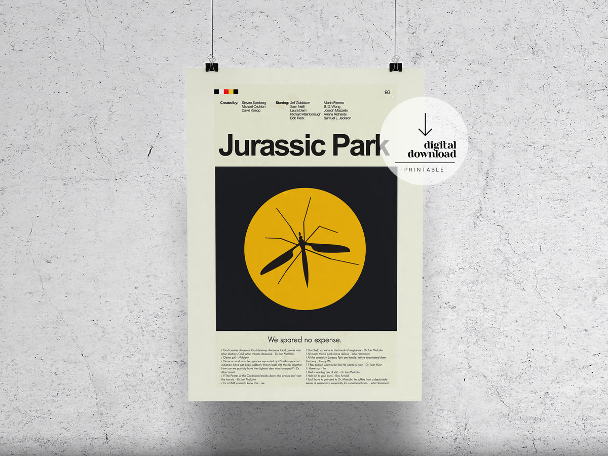 Jurassic Park | DIGITAL ARTWORK DOWNLOAD
