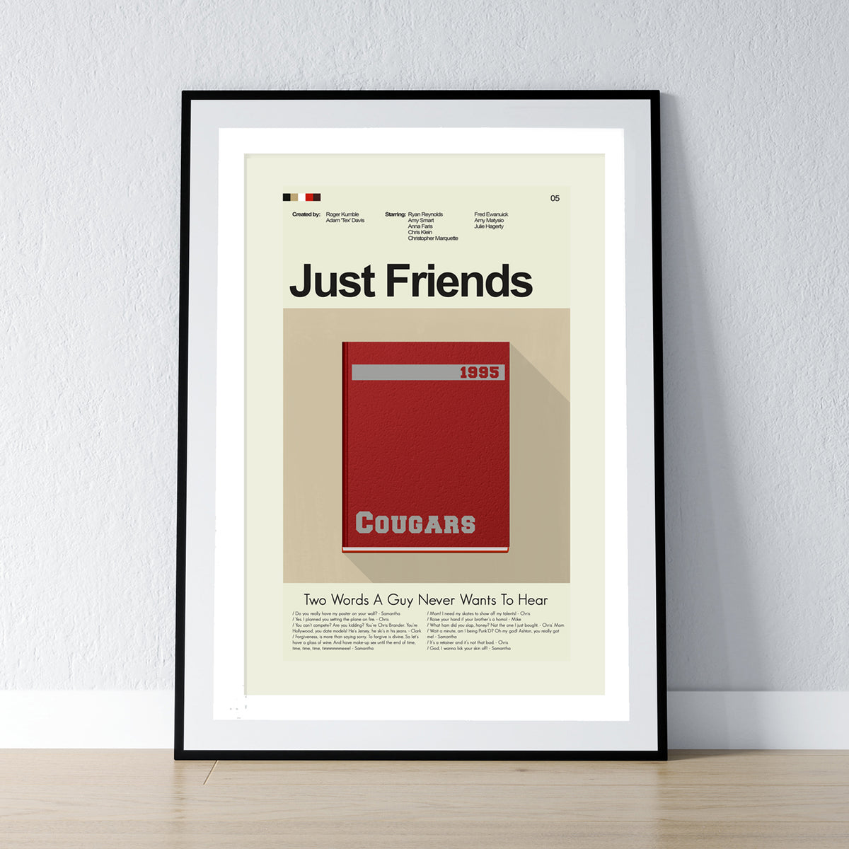 Just Friends - Cougars Yearbook | 12"x18" Print Only