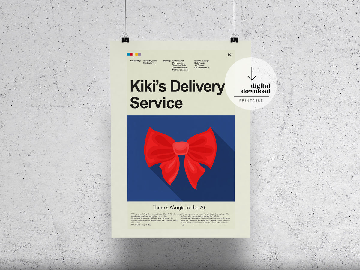 Kiki's Delivery Service | DIGITAL ARTWORK DOWNLOAD