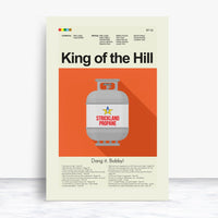 Load image into Gallery viewer, King of the Hill - Propane Tank | 12&quot;x18&quot; or 18&quot;x24&quot; Print only
