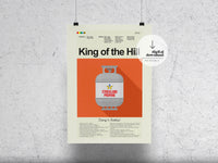 Load image into Gallery viewer, King of the Hill | DIGITAL ARTWORK DOWNLOAD
