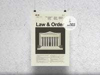 Load image into Gallery viewer, Law and Order | DIGITAL ARTWORK DOWNLOAD
