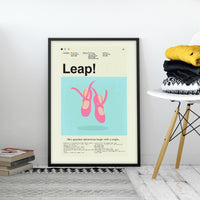 Load image into Gallery viewer, Leap! Inspired Mid-Century Modern Print | 12&quot;x18&quot; or 18&quot;x24&quot; Print only
