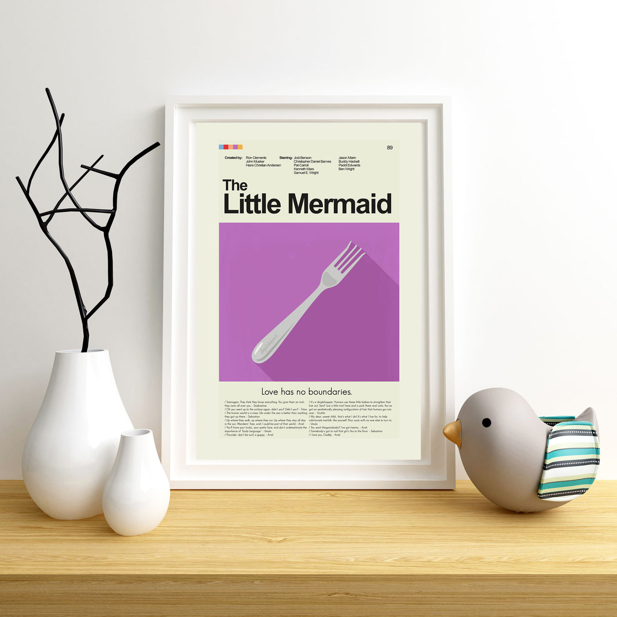 The Little Mermaid - Dinglehopper | 12"x18" or 18"x24" Print only