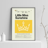Load image into Gallery viewer, Little Miss Sunshine Mid-Century Modern Print | 12&quot;x18&quot; or 18&quot;x24&quot; Print only
