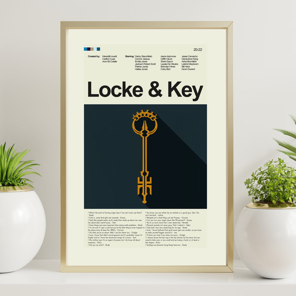 Locke & Key - Anywhere Key | 12"x18" or 18"x24" Print only