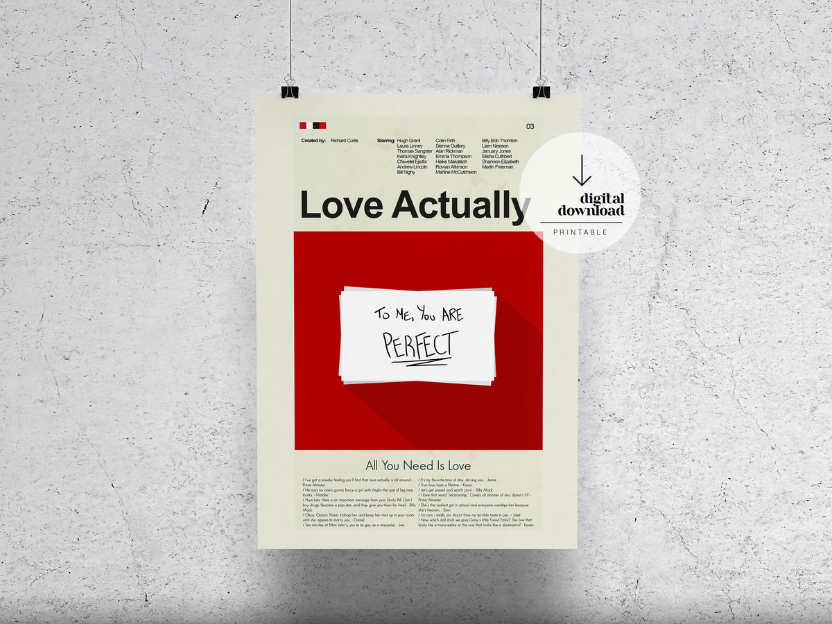 Love Actually | DIGITAL ARTWORK DOWNLOAD