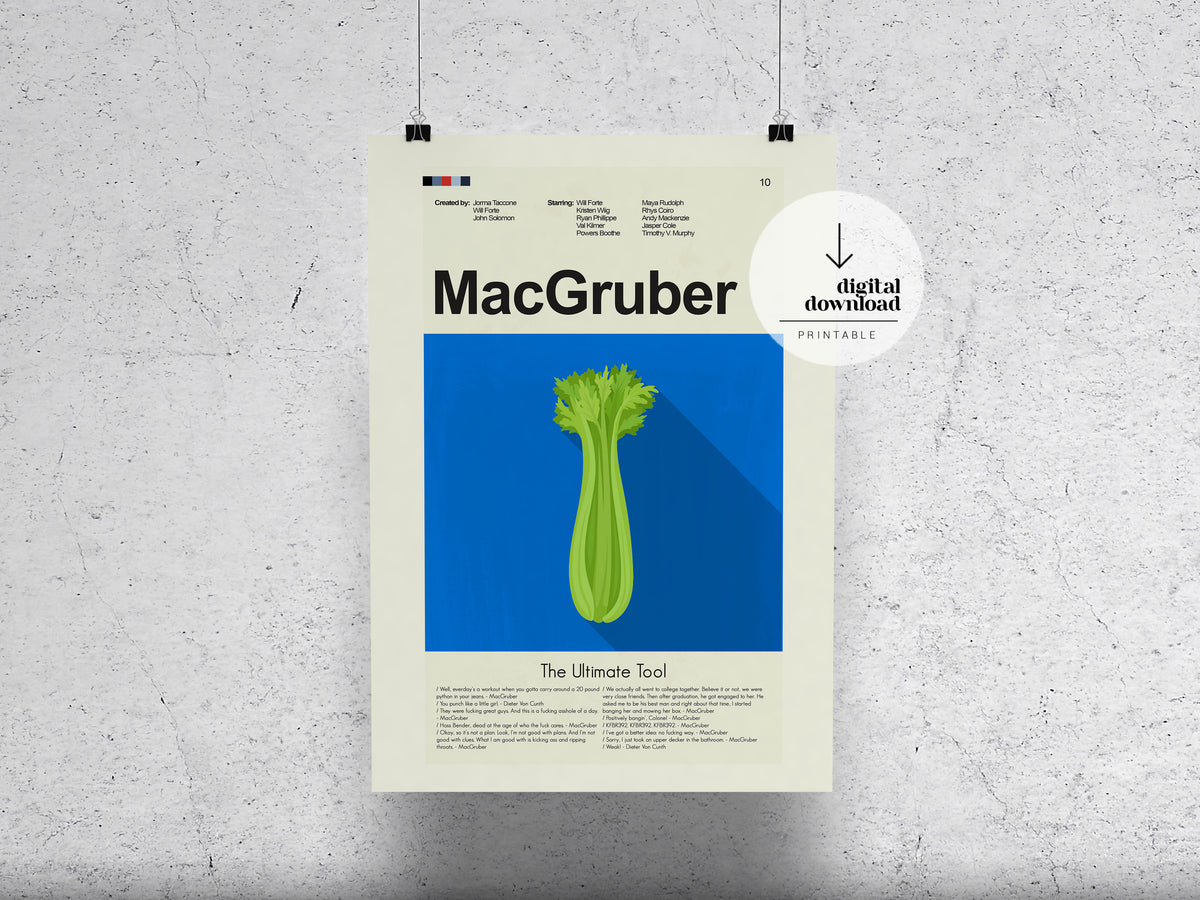 MacGruber | DIGITAL ARTWORK DOWNLOAD