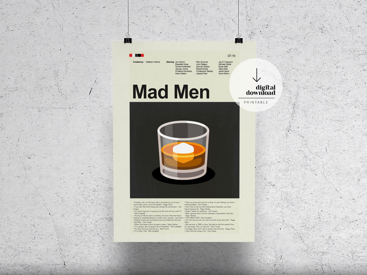 Mad Men | DIGITAL ARTWORK DOWNLOAD