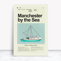 Load image into Gallery viewer, Manchester by the Sea Inspired Mid-Century Modern Print | 12&quot;x18&quot; or 18&quot;x24&quot; Print only
