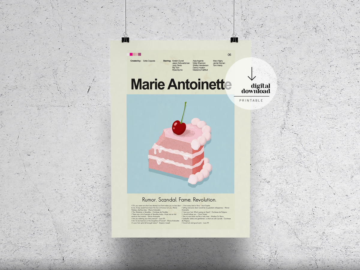 Marie Antoinette | DIGITAL ARTWORK DOWNLOAD