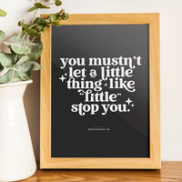 Load image into Gallery viewer, Matilda the Musical - Naughty &quot;Little&quot; Quote | DIGITAL ARTWORK DOWNLOAD EXCLUSIVE
