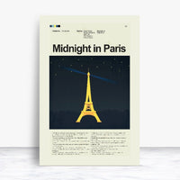 Load image into Gallery viewer, Midnight in Paris Inspired Mid-Century Modern Print | 12&quot;x18&quot; or 18&quot;x24&quot; Print only
