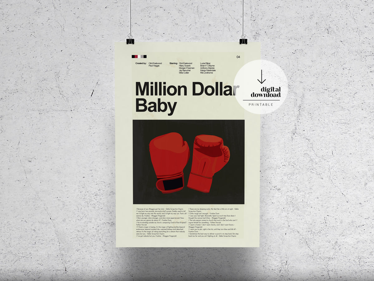 Million Dollar Baby | DIGITAL ARTWORK DOWNLOAD