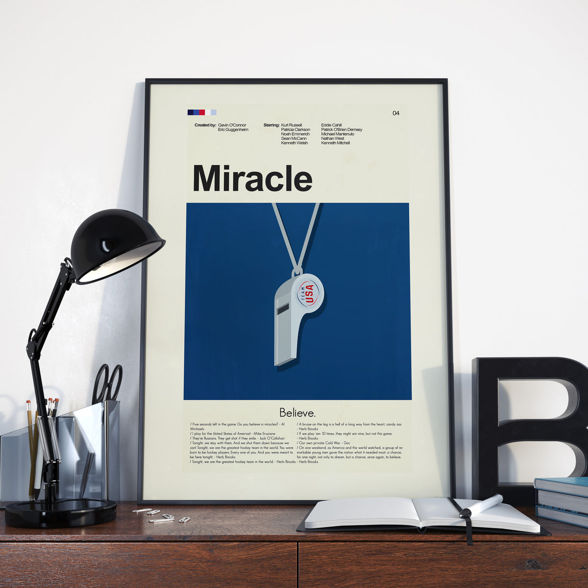 Miracle Mid-Century Modern Print | 12"x18" or 18"x24" Print only