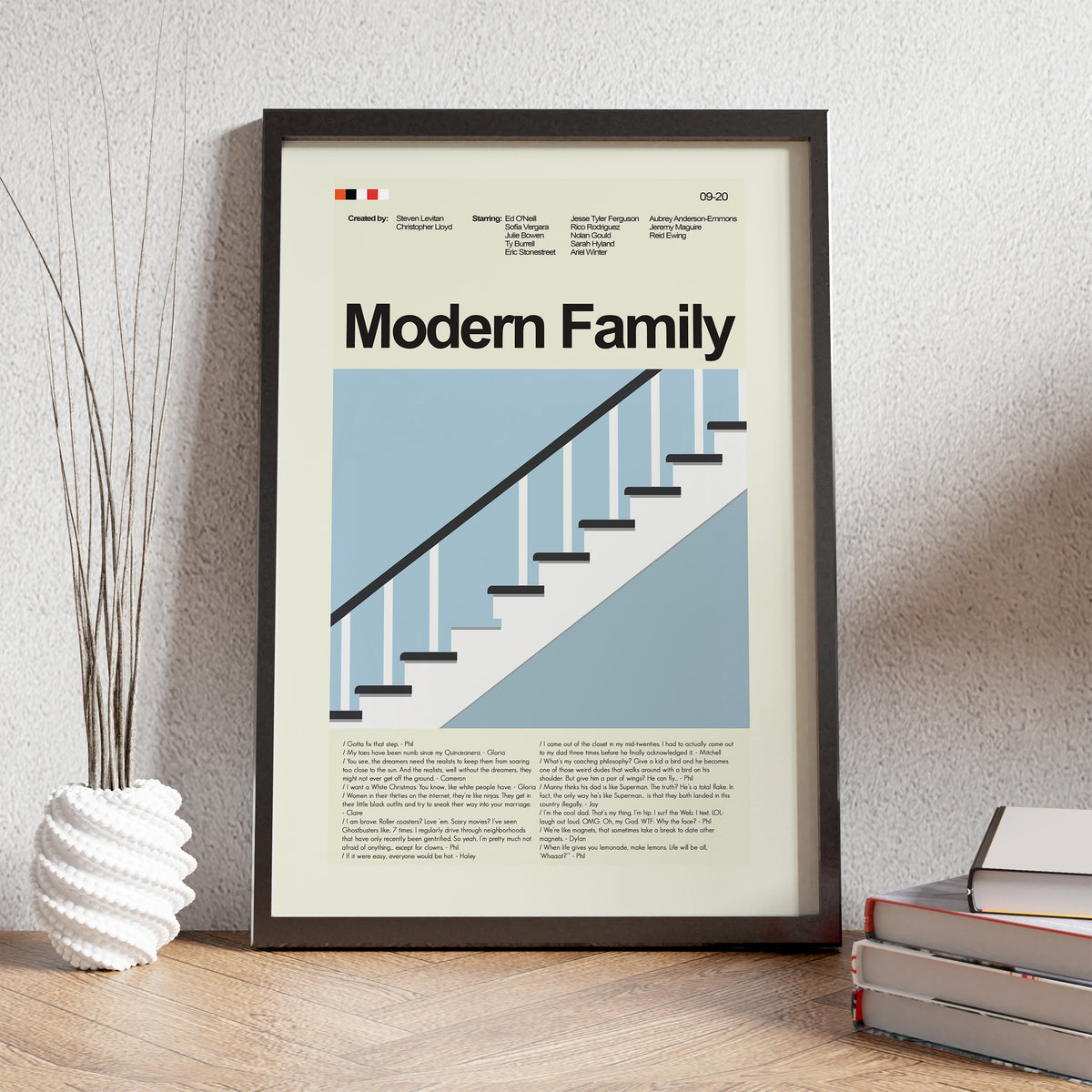 Modern Family - Staircase | 12"x18" or 18"x24" Print only