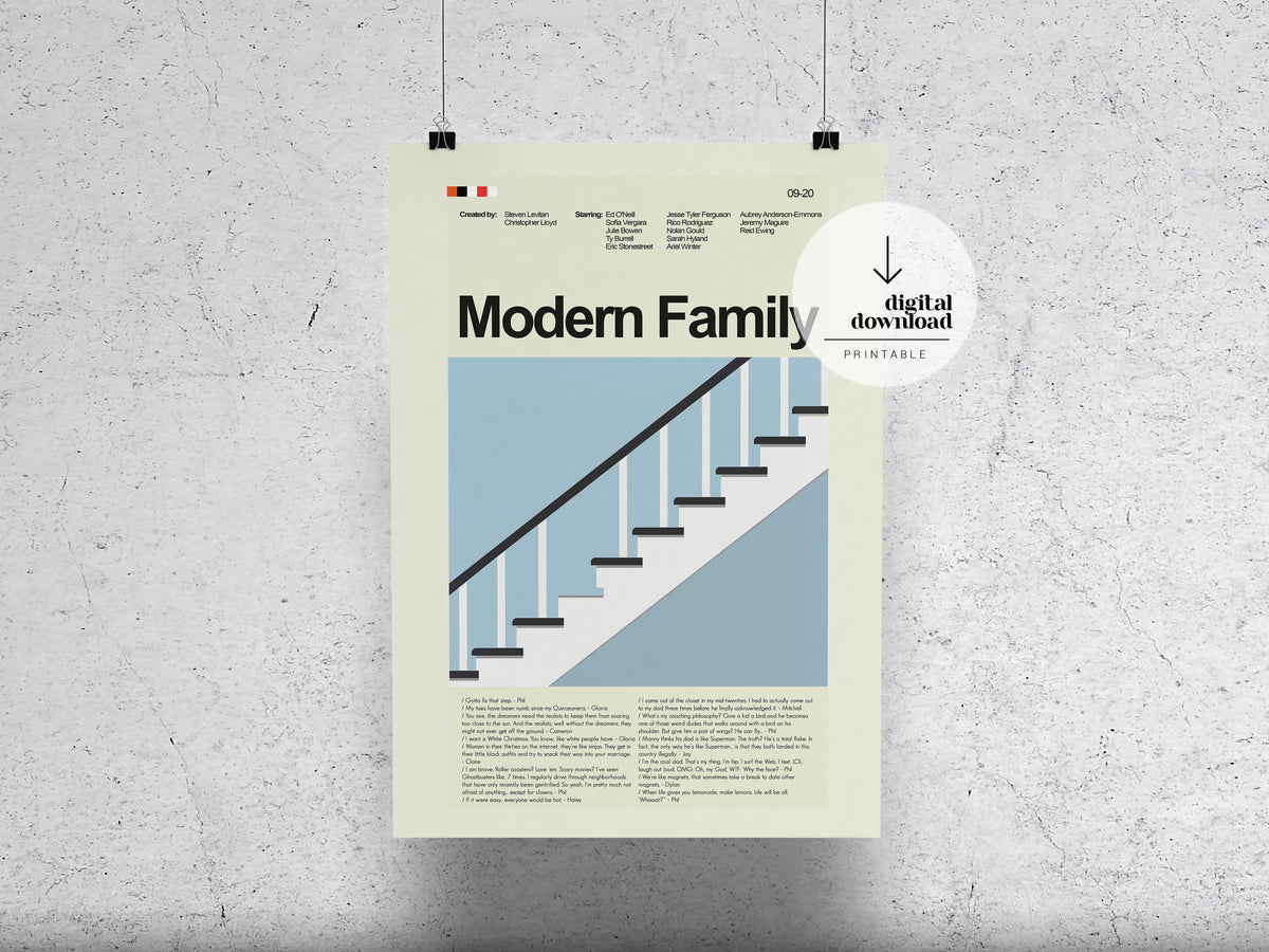 Modern Family | DIGITAL ARTWORK DOWNLOAD