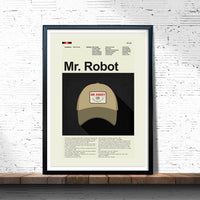 Load image into Gallery viewer, Mr. Robot - Hat  | 12&quot;x18&quot; or 18&quot;x24&quot; Print only
