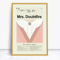 Load image into Gallery viewer, Mrs. Doubtfire Inspired Mid-Century Modern Print | 12&quot;x18&quot; or 18&quot;x24&quot; Print only
