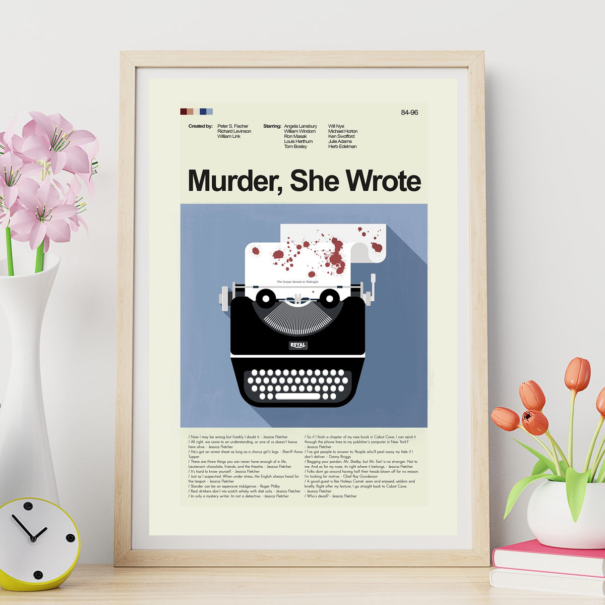 Murder, She Wrote - Typewriter | 12"x18" or 18"x24" Print only