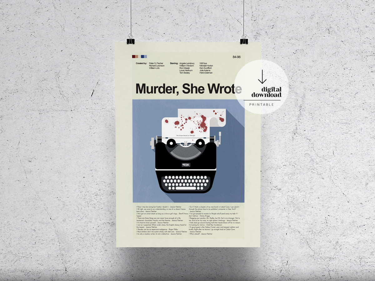 Murder, She Wrote | DIGITAL ARTWORK DOWNLOAD