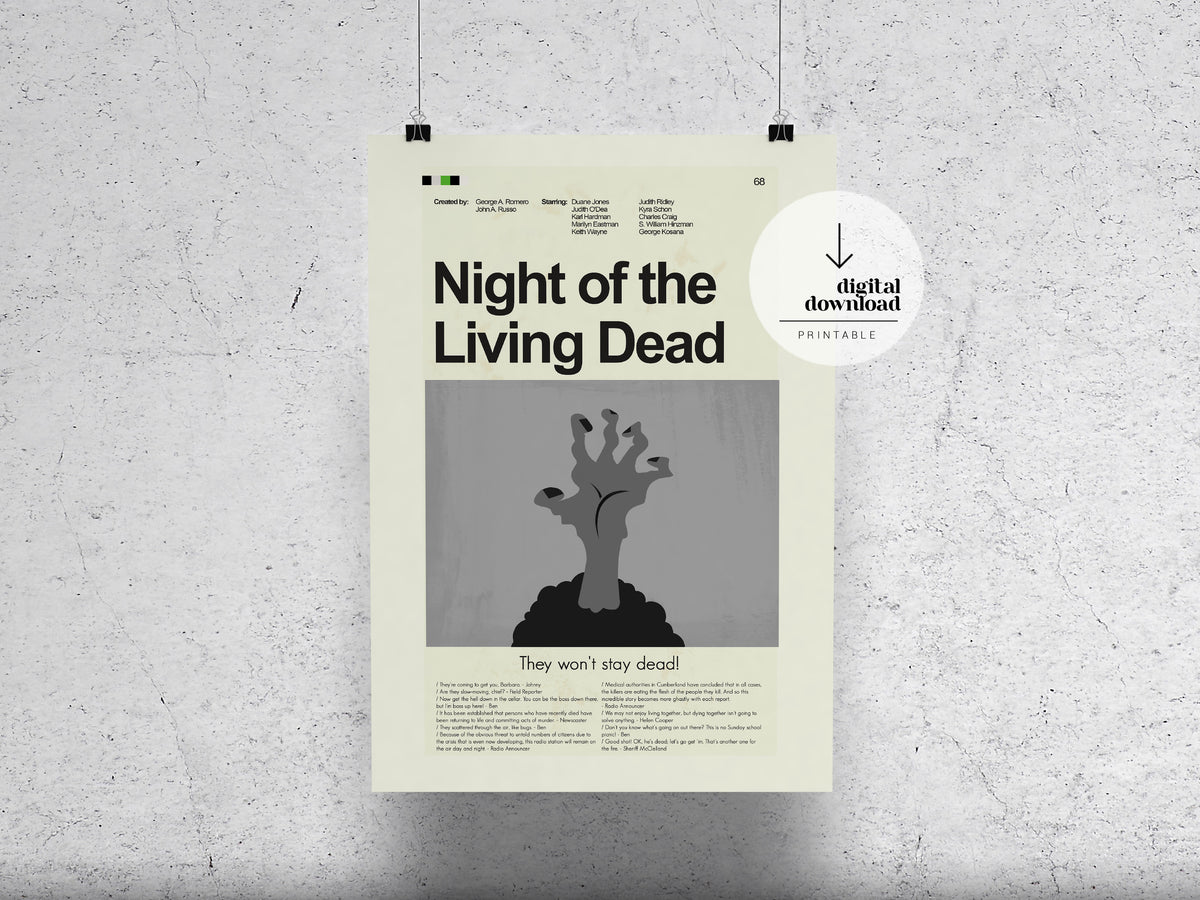Night of the Living Dead | DIGITAL ARTWORK DOWNLOAD