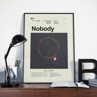 Load image into Gallery viewer, Nobody - Kitty Cat Bracelet | 12&quot;x18&quot; or 18&quot;x24&quot; Print only
