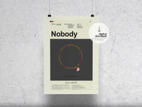 Load image into Gallery viewer, Nobody | DIGITAL ARTWORK DOWNLOAD
