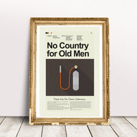 Load image into Gallery viewer, No Country for Old Men Inspired Mid-Century Modern Print | 12&quot;x18&quot; or 18&quot;x24&quot; Print only

