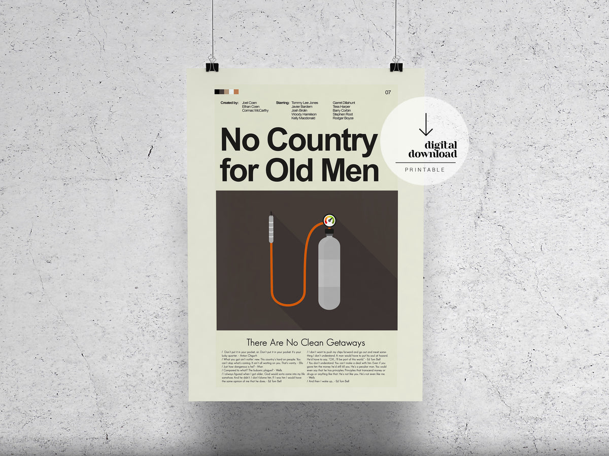 No Country for Old Men | DIGITAL ARTWORK DOWNLOAD