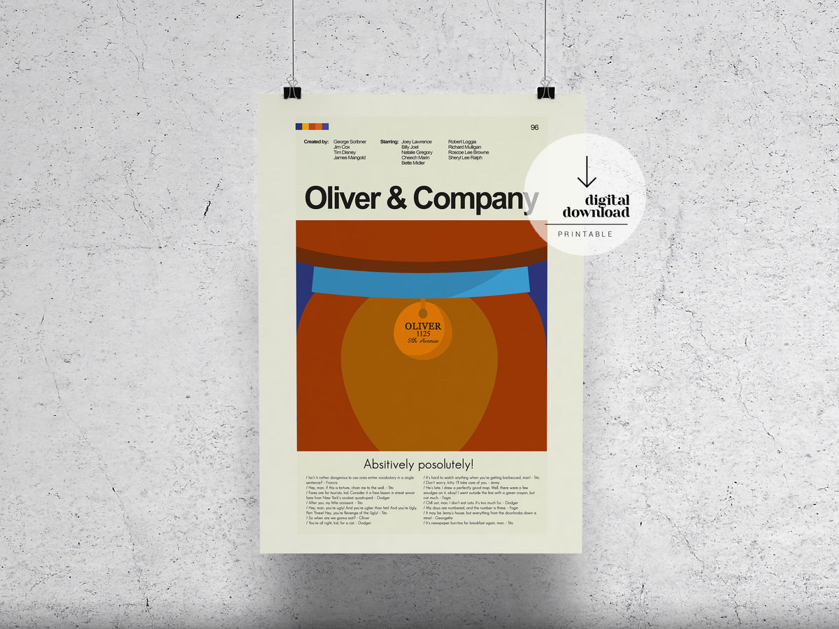 Oliver & Company | DIGITAL ARTWORK DOWNLOAD