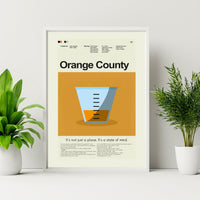 Load image into Gallery viewer, Orange County Inspired Mid-Century Modern Print | 12&quot;x18&quot; or 18&quot;x24&quot; Print only
