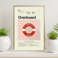 Load image into Gallery viewer, Overboard - Immaculata Life Ring | 12&quot;x18&quot; or 18&quot;x24&quot; Print only
