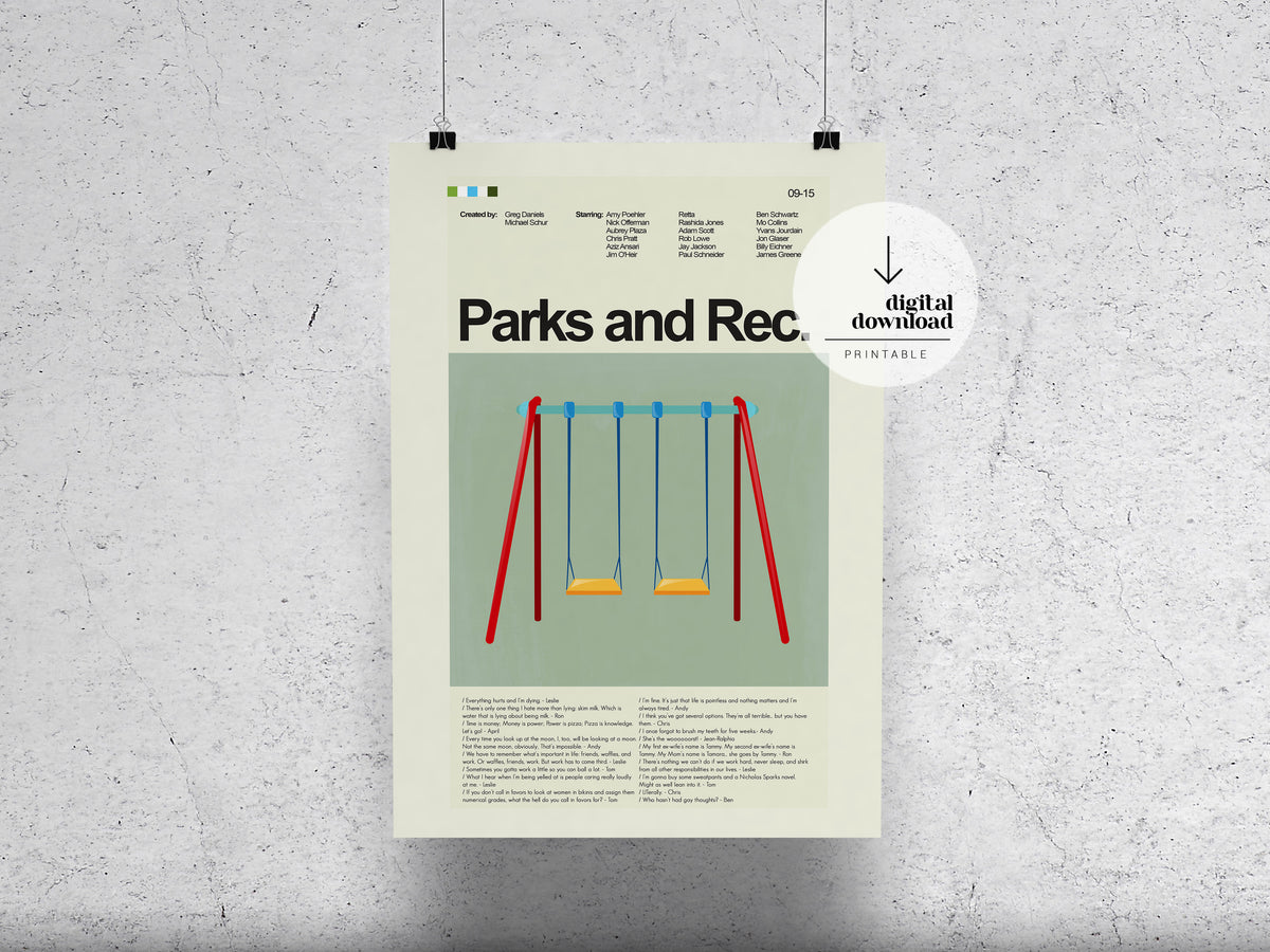 Parks and Rec | DIGITAL ARTWORK DOWNLOAD