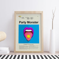 Load image into Gallery viewer, Party Monster Inspired Mid-Century Modern Print | 12&quot;x18&quot; or 18&quot;x24&quot; Print only
