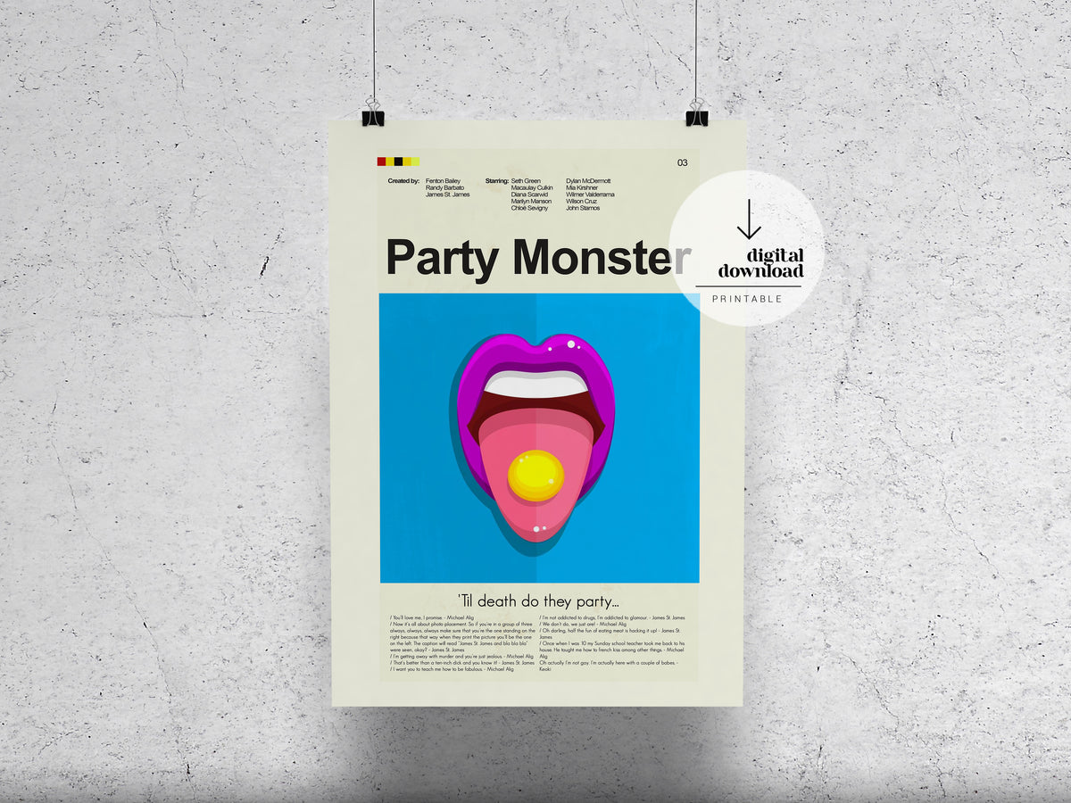 Party Monster | DIGITAL ARTWORK DOWNLOAD