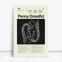 Load image into Gallery viewer, Penny Dreadful Inspired Mid-Century Modern Print | 12&quot;x18&quot; or 18&quot;x24&quot; Print only
