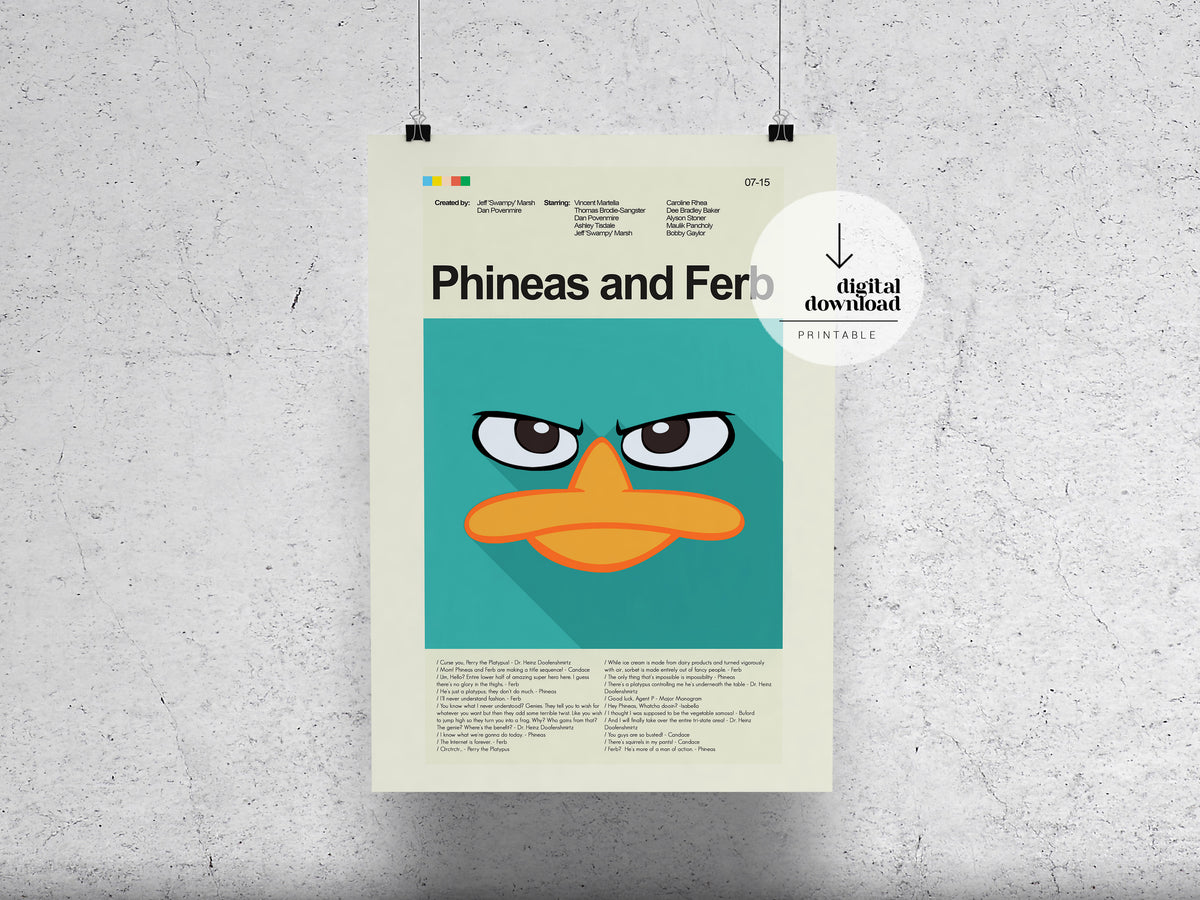 Phineas and Ferb | DIGITAL ARTWORK DOWNLOAD