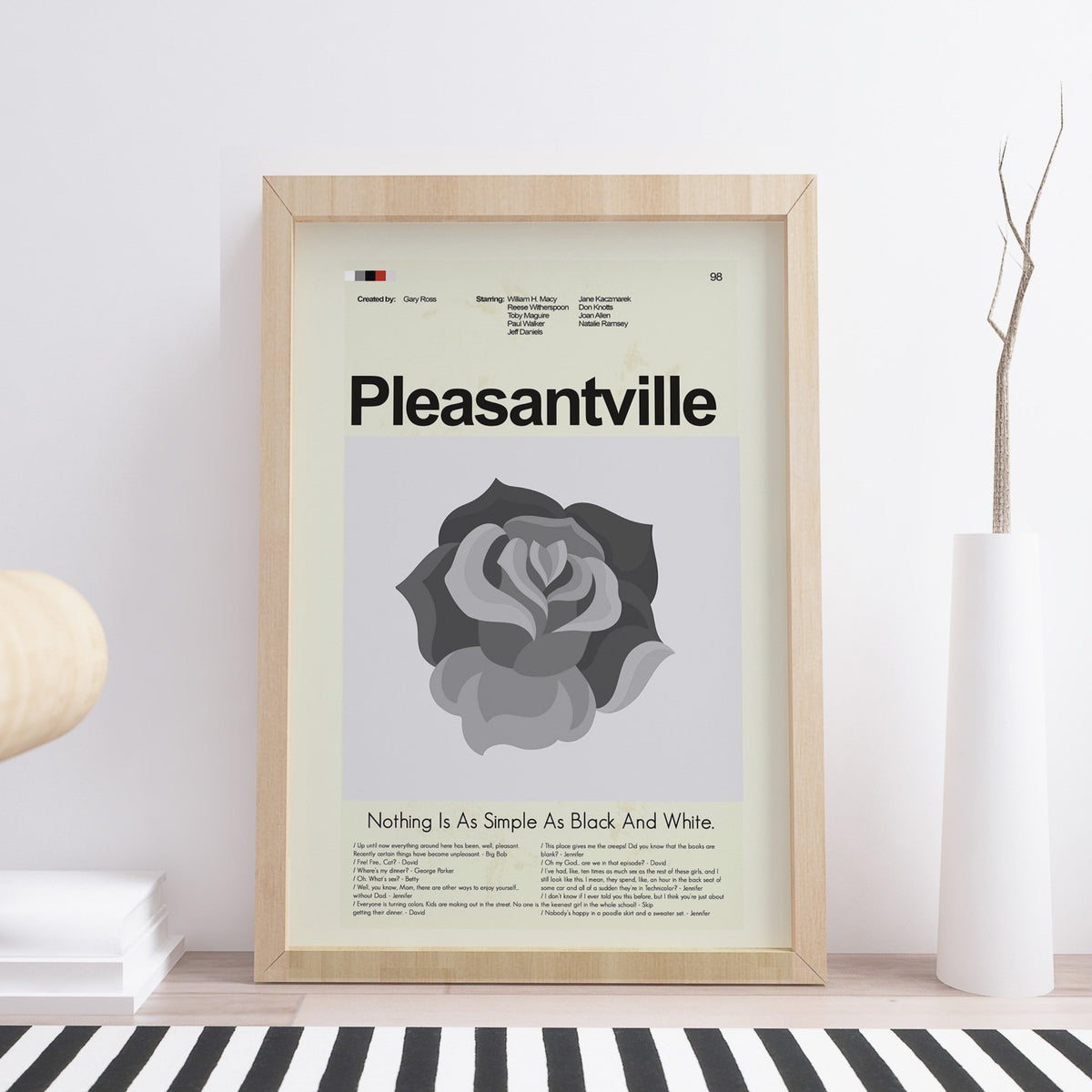 Pleasantville Inspired Mid-Century Modern Print | 12"x18" or 18"x24" Print only